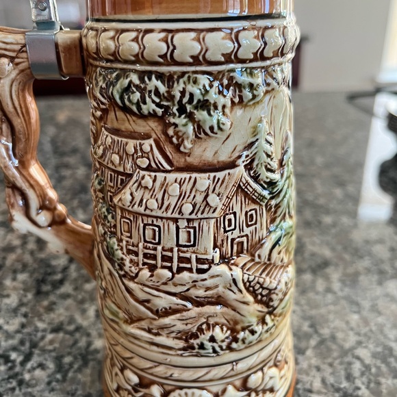German Beer Stein Set of 2 - Picture 5 of 13